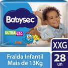 Fralda Descartável Babysec Ultrasec Galinha Pintadinha XXG 28 Unidades